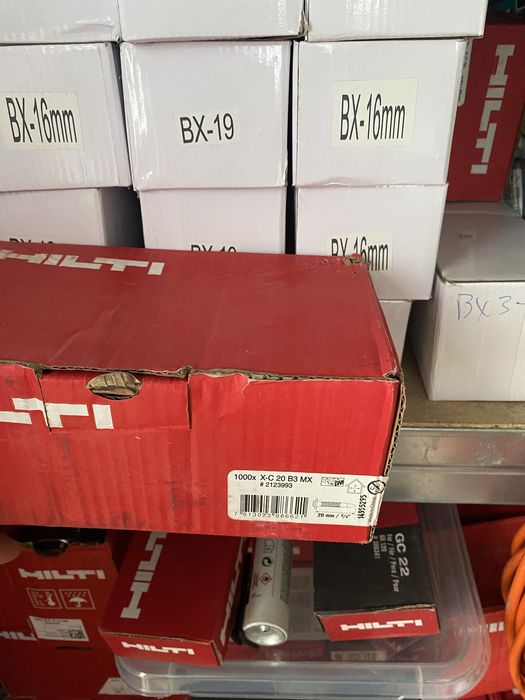 Cuie pistol hilti bx3 de 19 mm