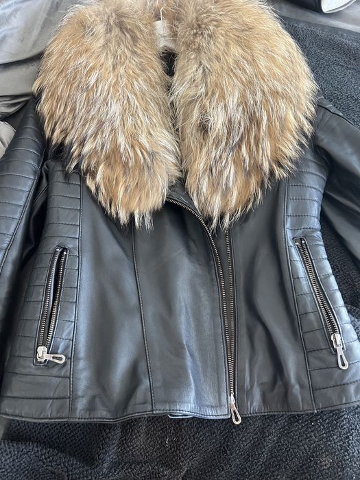 Geaca piele naturala