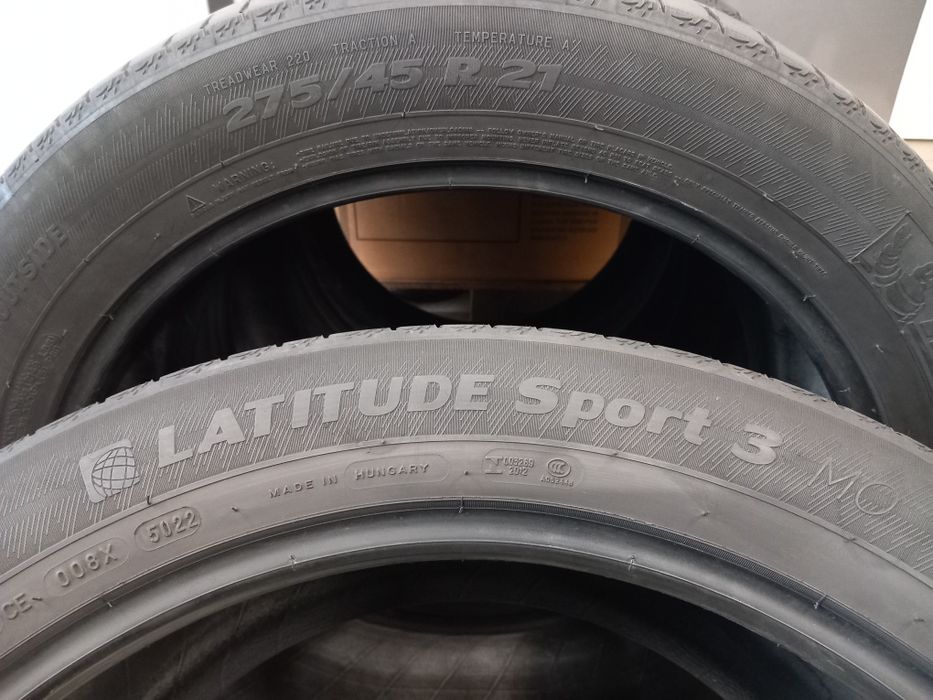 315/40/21 111Y-2бр.& 275/45/21 107Y MICHELIN LATITUDE SPORT 3 MO