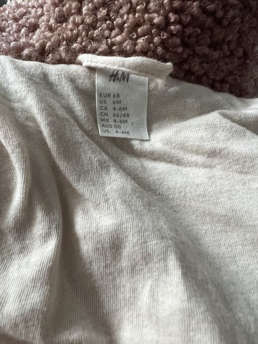 H&M Jacheta de pluș cu guler pentru bebelus