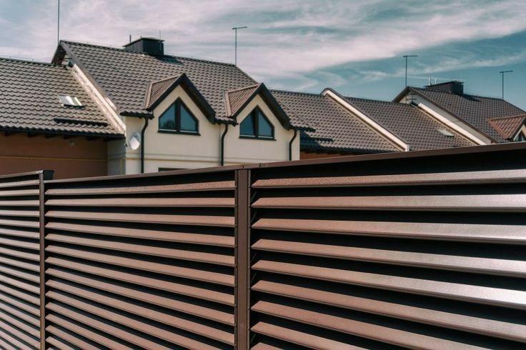 Жалюзи забор металлический каркас