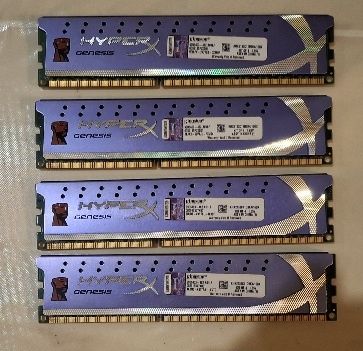 Оперативная память Hyper X Genesis DD3 - 4 гб. Всего 16 гб.