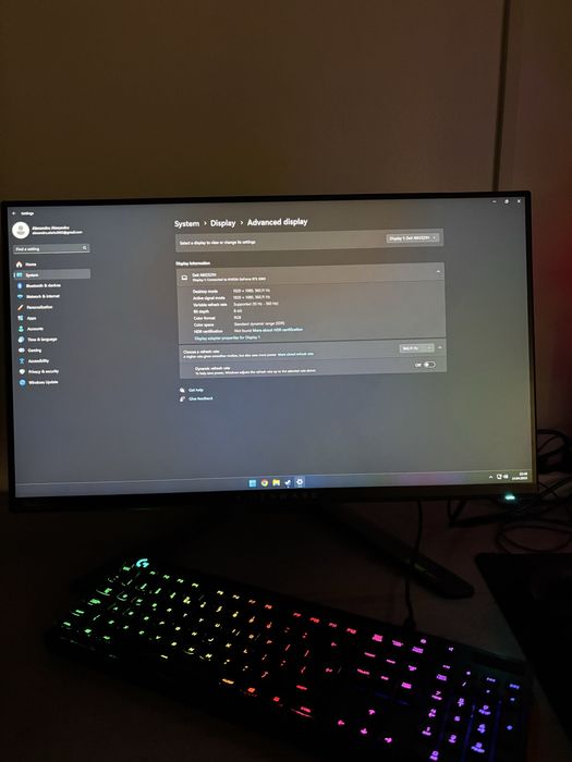 Setup gaming Monitor 360hz, rtx 3060, ryzen 7 si periferice