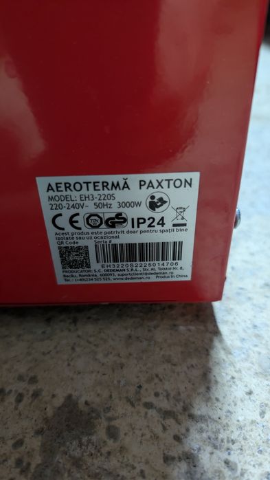 Aeroterma aer cald/rece