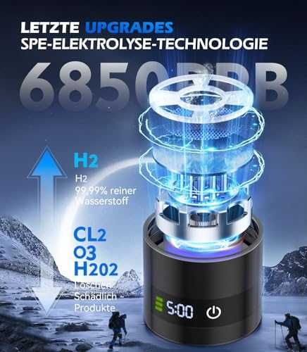 Бутилка за водородна вода Lozltx Hydrogen Water Bottle 6.85 PPM