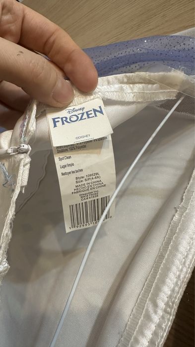 ПРОКАТ Платье Эльзы рр 128-134