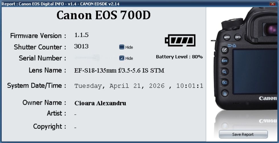 Kit Complet Canon EOS 700D