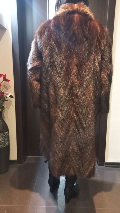 Палто естествен косъм норка