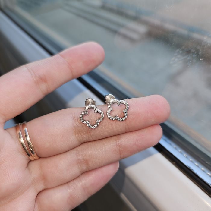Серьги серебряные
