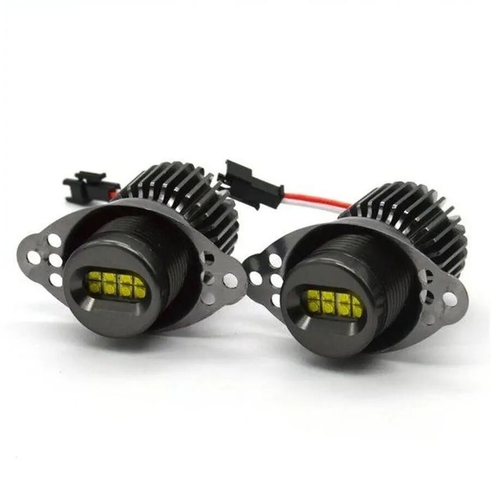 Set Angel Eyes led Canbus drl halogen Bmw Seria 3 e90 e91 lci facelift