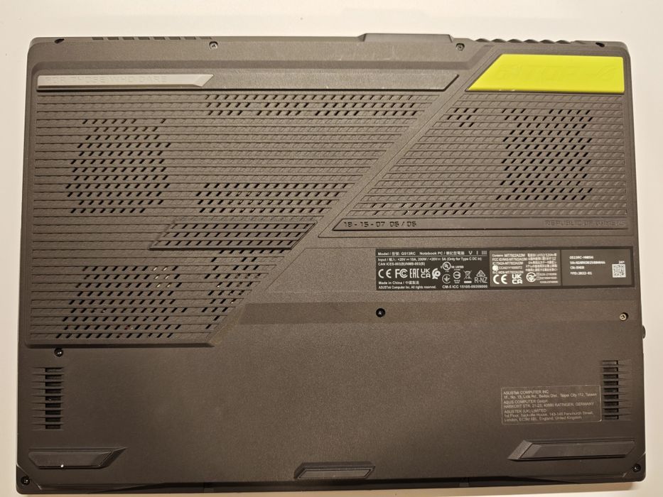 Asus ROG Strix G15, RTX 3050, 32gb, 1 tb