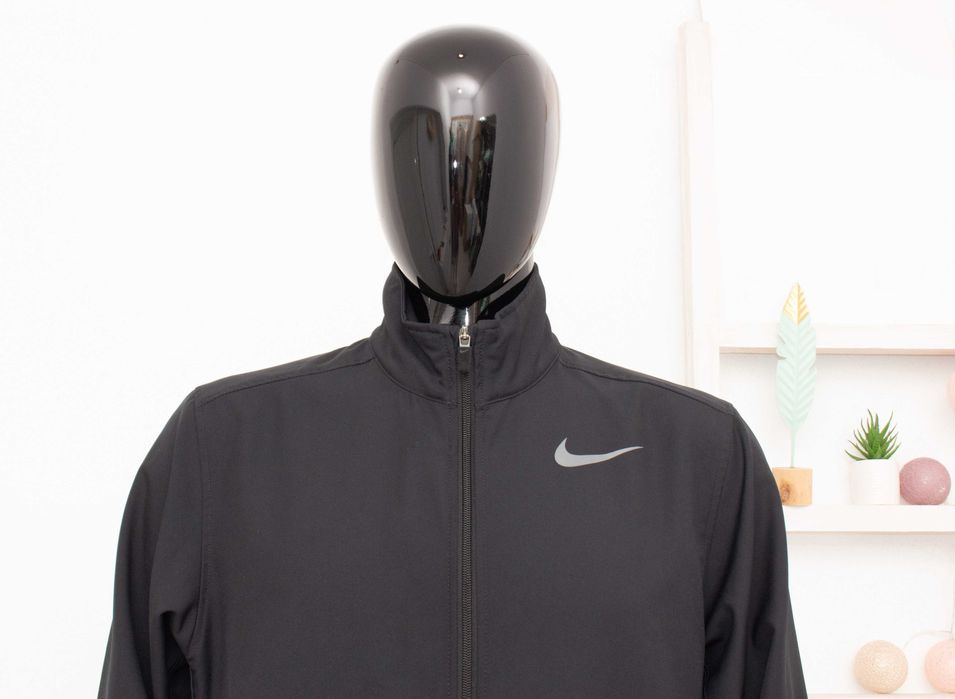 Nike Dri-Fit оригинално мъжко яке Team черно софтшел ергономично M