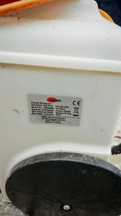 Carpet extractor Viper 220-240V Nilfisk