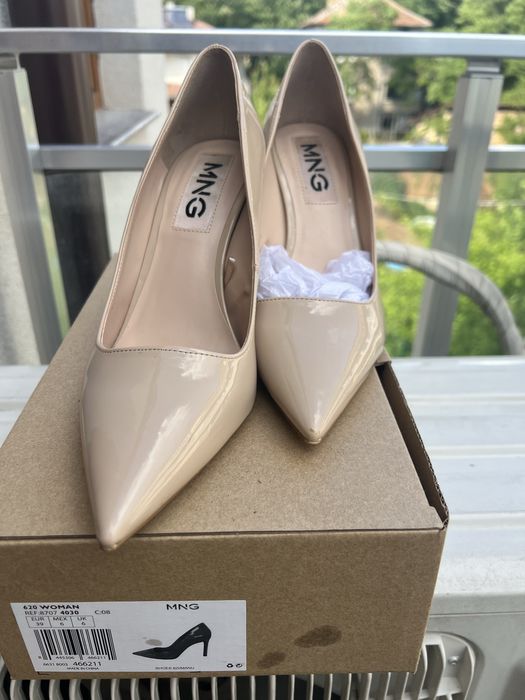 Обувки на висок ток Mango