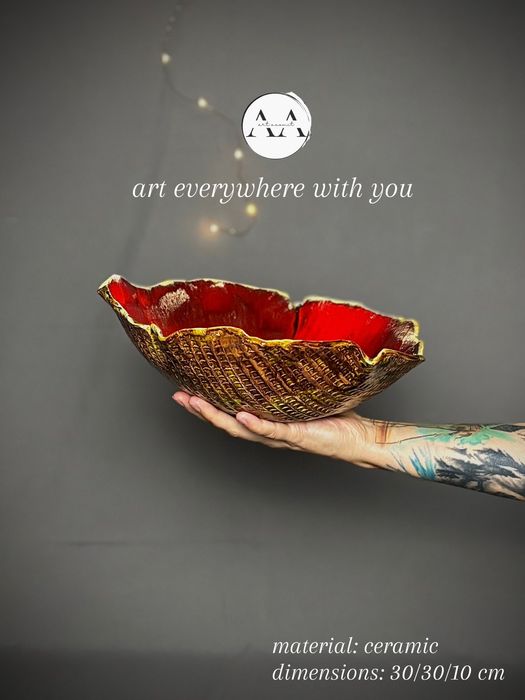 Авторска керамична купа