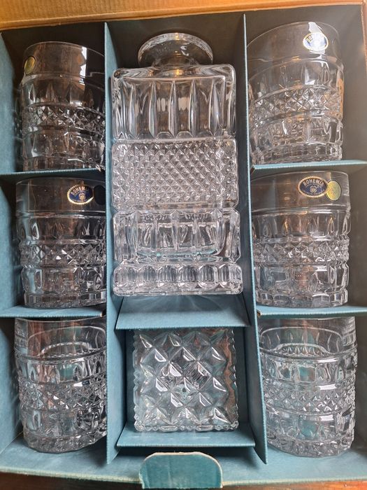 Set din cristal pentru whisky