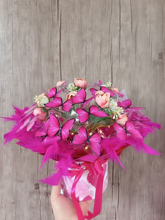 Sovunli kapalakli buket arzon qilib beraman