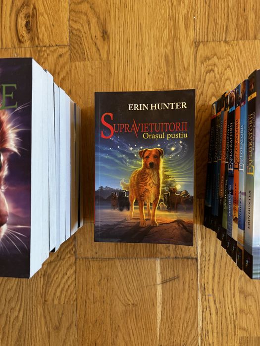 Carti Erin Hunter, Supraviețuitorii pentru copii si adolescenti varsta recomandata 10-14 ani.
