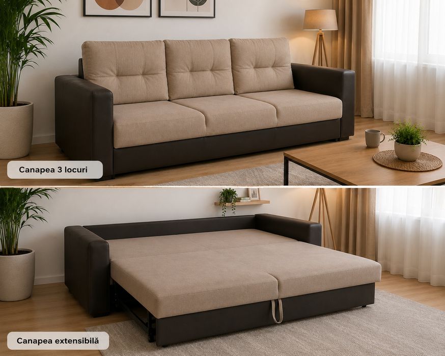 Canapea extensibila