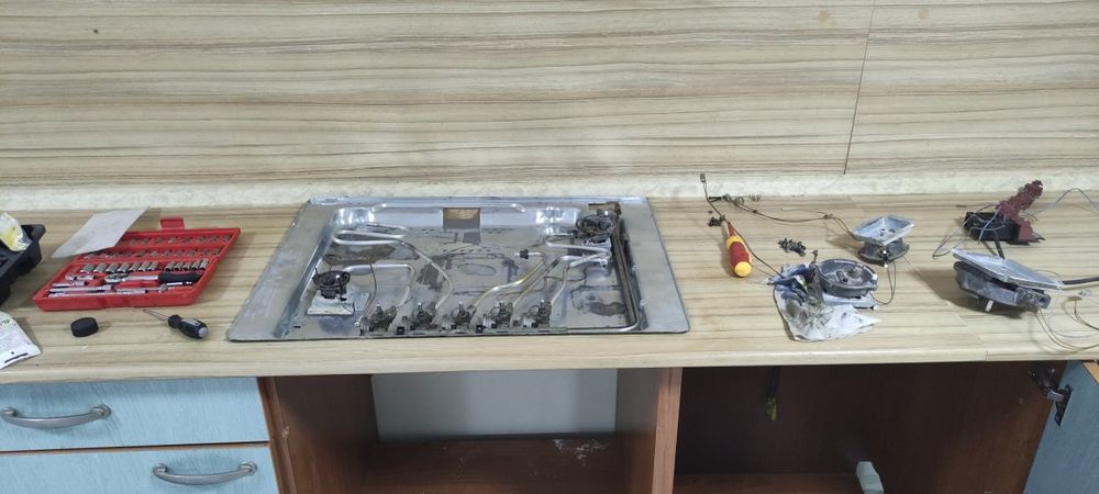 Ремонт , подключение , установка счётчиков газа , газовых , газ плит ...