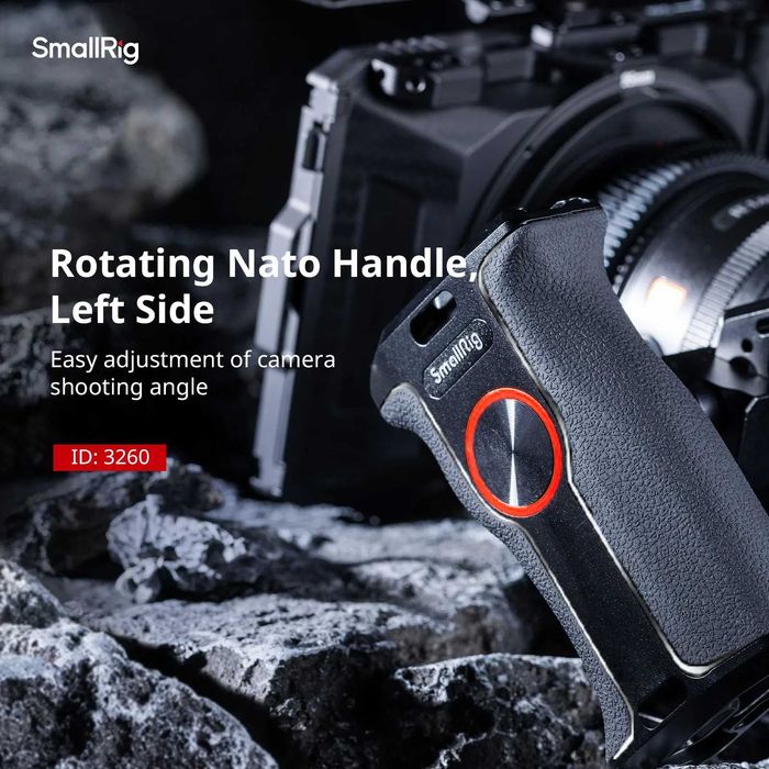 Smallrig 3260 Rotating Nato Handle Left Side, дръжка, ръкохватка, лява