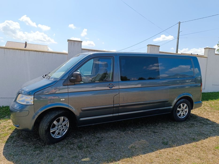 VW T5 2.5 174cp, Lung, 5 locuri mixt, manuală 6 viteze, import Belgia