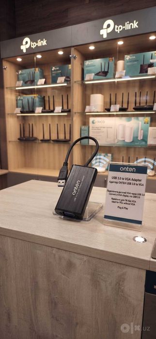 Dostavka.USB 3.0 dan VGA 2K Onten OTN-5201 Adapter, Display adapter