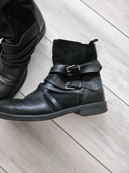 Cizme din piele, mărimea 37