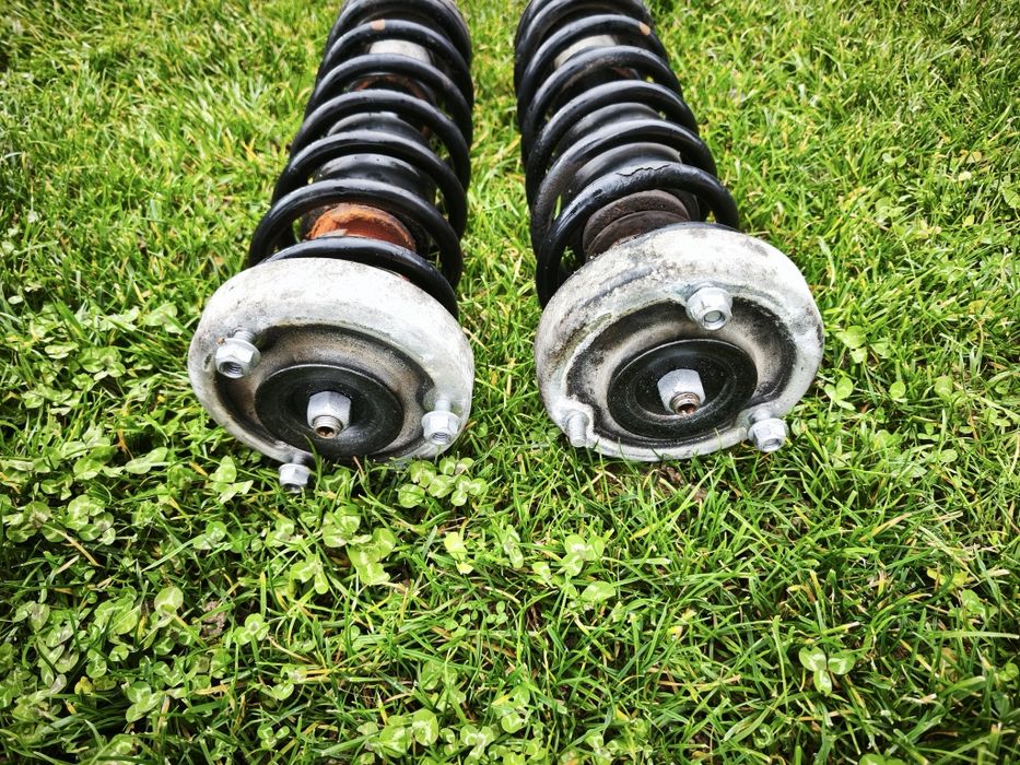 Set 2 amortizoare/telescoape spate BMW E60+arcuri+flanse