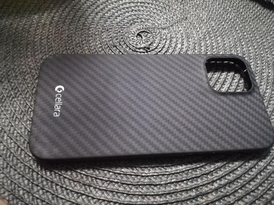 Husa ultra slim Fibra carbon/aramida iPhone 12/12 pro