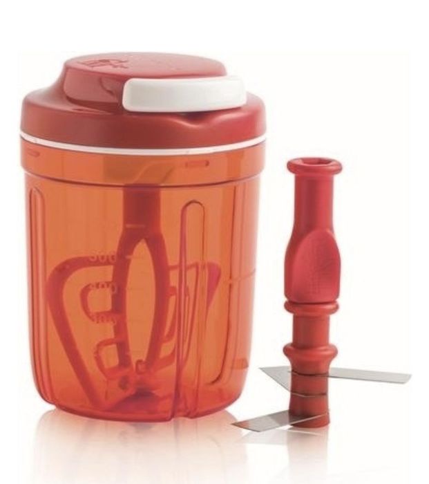 Механический измельчитель Tupperware нержавеющая сталь, пластик, 1 шт