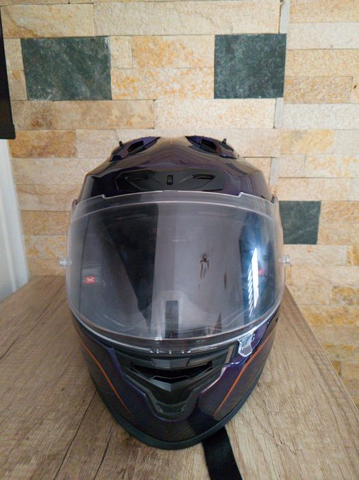 Casca moto nexx xr3x carbon purple