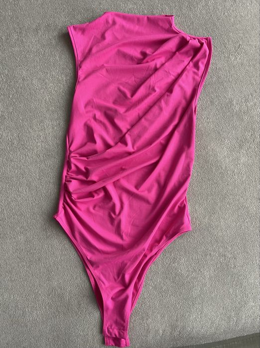 Розово боди-блуза