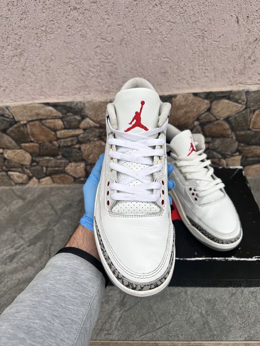 Jordan 3 White cement