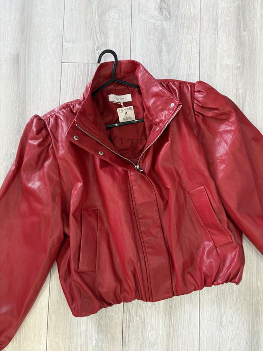 Страхотно червено кожено яке Reserved