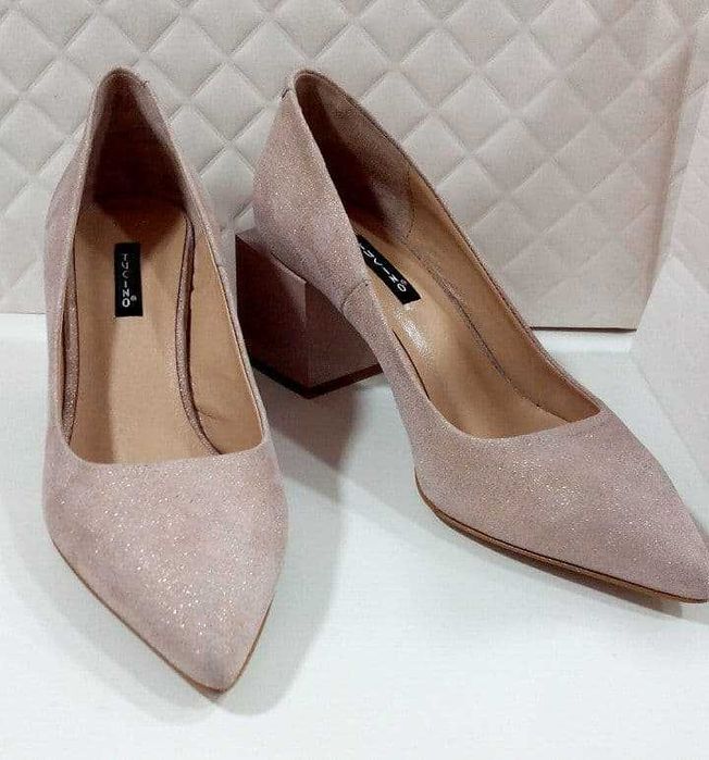 Эксклюзивные замшевые кожаные туфли лодочки TUCINO, люкс, Турция!