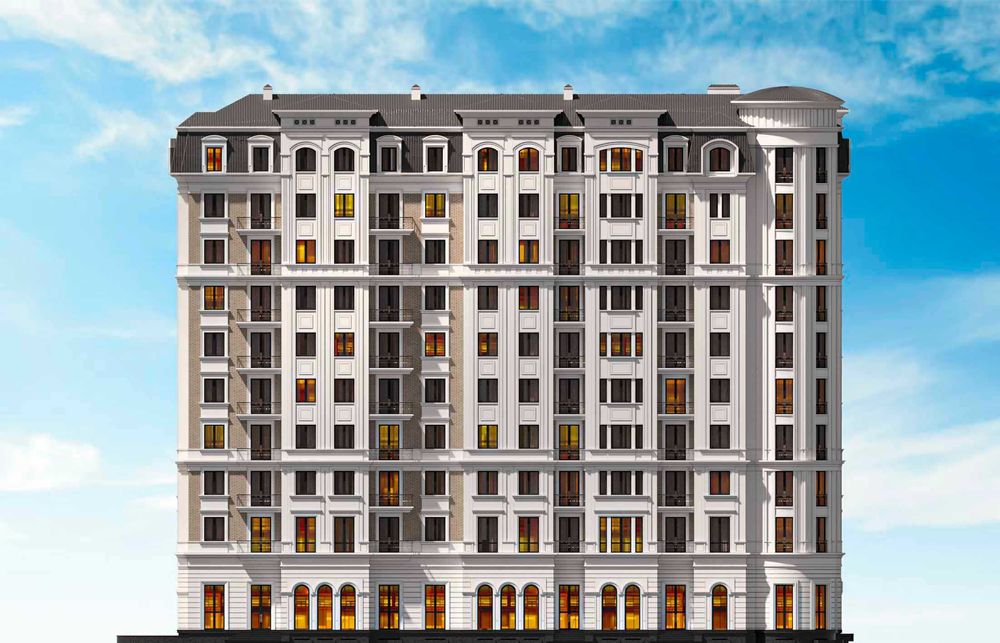 Квартира 102,3 кв.м в новостройке на Бадамзаре, на этапе строительства