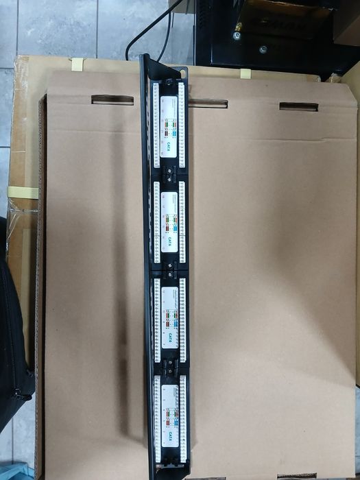 Patch Panel 19″ cat6 UTP 24 Port Gigabit