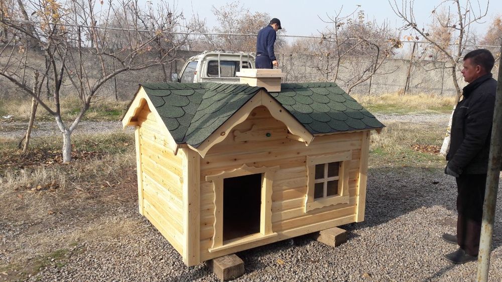 Дом для Собаки. Будка, вольер. Изготовление из дерева и металла.