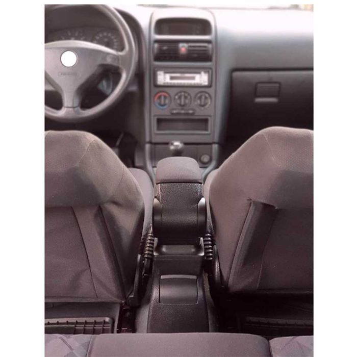 Подлакътник, Opel Astra G, 1998-2004 г., текстилен, черен