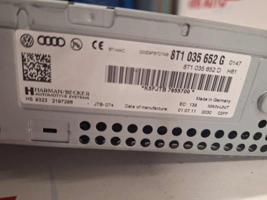 Audio - Media - Radio Navigation Module Audi A4 B8 / Радио- музика - навигационен модул Ауди А4 Б8 2010г.