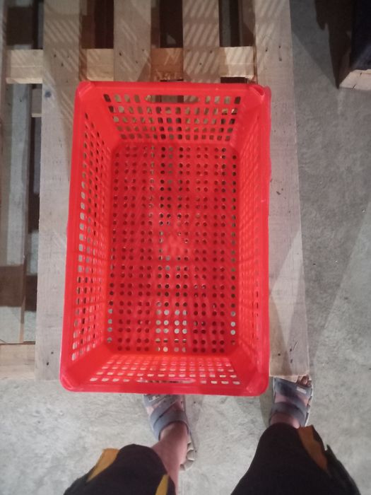 Ящик большой красный