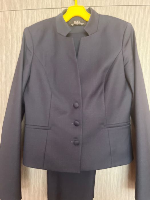 Дамски костюм с панталон вълна Дика