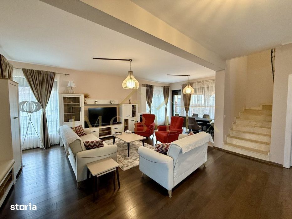 Casa individuala LUX, 4 camere, 3 bai, teren 450mp, zona Dezmir