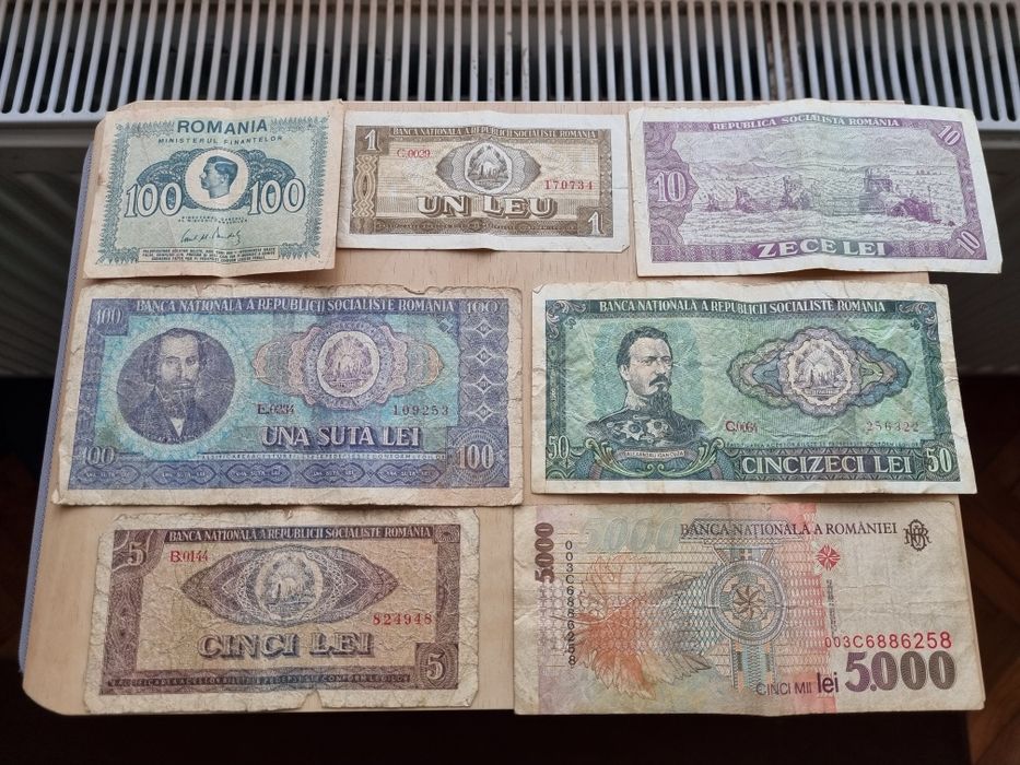 Bancnote vechi din 1945 1966 1991 1992 1998