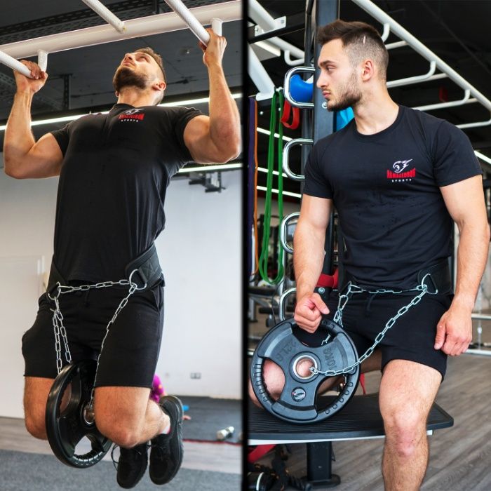 Колан с верига за кофички и набирания Armageddon Sports