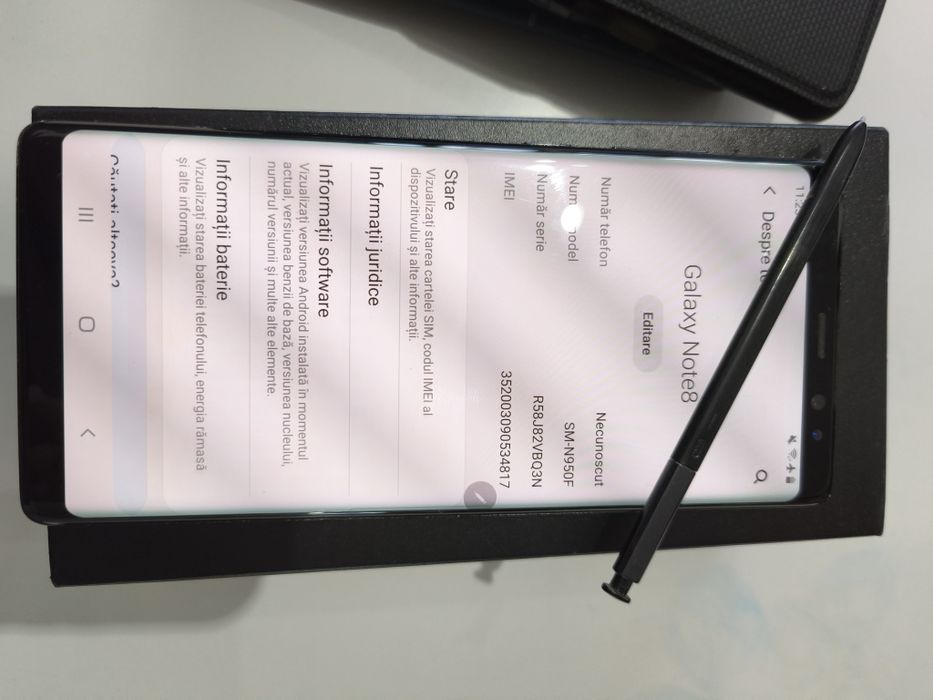 Samsung Galaxy Note8, 64gb Midnight Black