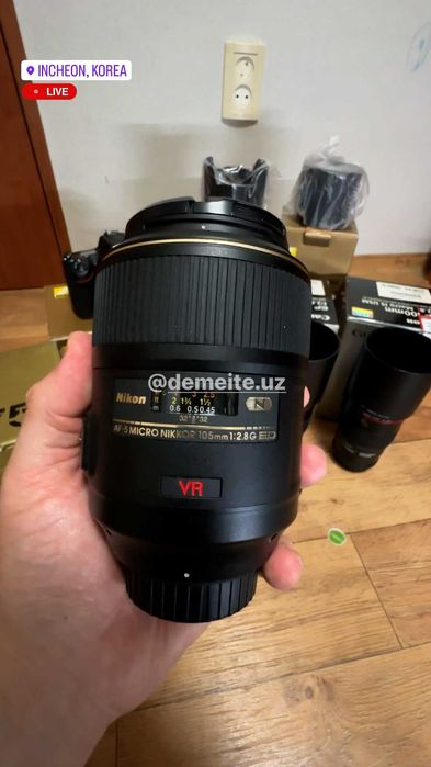 Nikon D750 Body va Nikon 105mm Micro AF-S VR f2.8G IF-ED