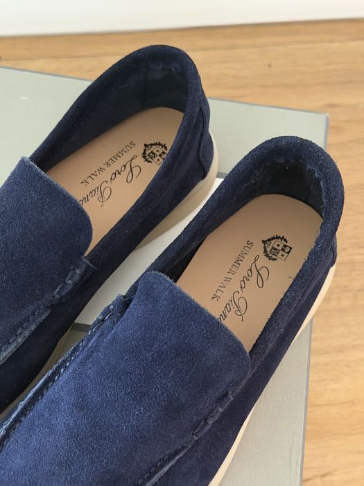 ЧИСТО НОВИ Loro Piana Summer Walk 43 Мокасини