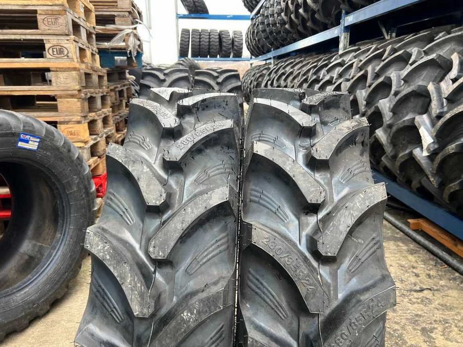 Cauciucuri noi 280/85 R24 radiale noi 11.2-24 pentru tractor fata
